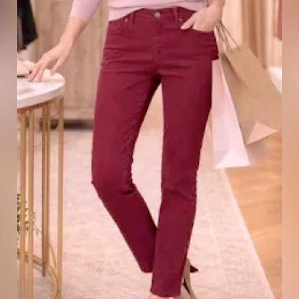 Talbots Red Slim Jeans 16